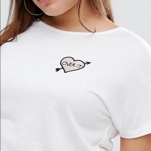 Over it embroidered tank